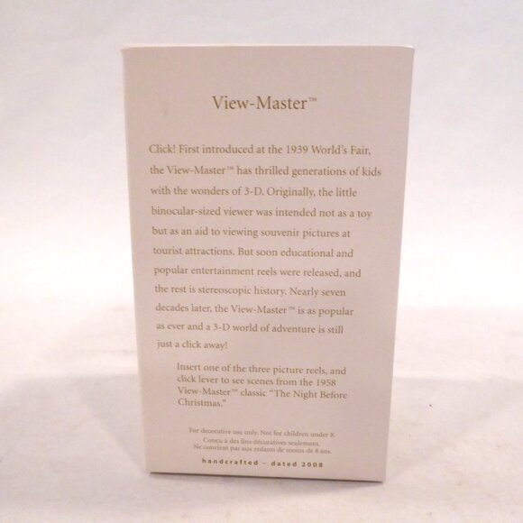 NEW 2008 HALLMARK FISHER PRICE VIEW-MASTER HOLIDAY 5 PIECE CHRISTMAS ORNAMENT - Picture 3 of 9